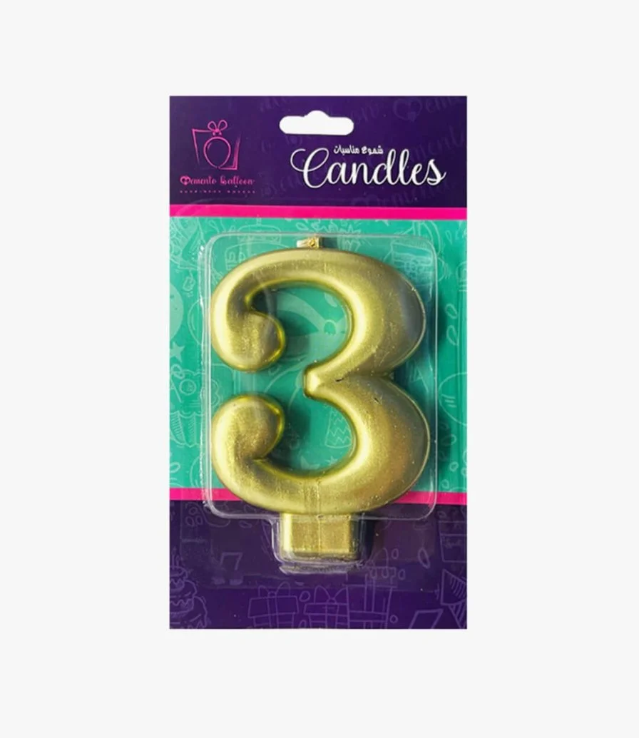 golden number candle