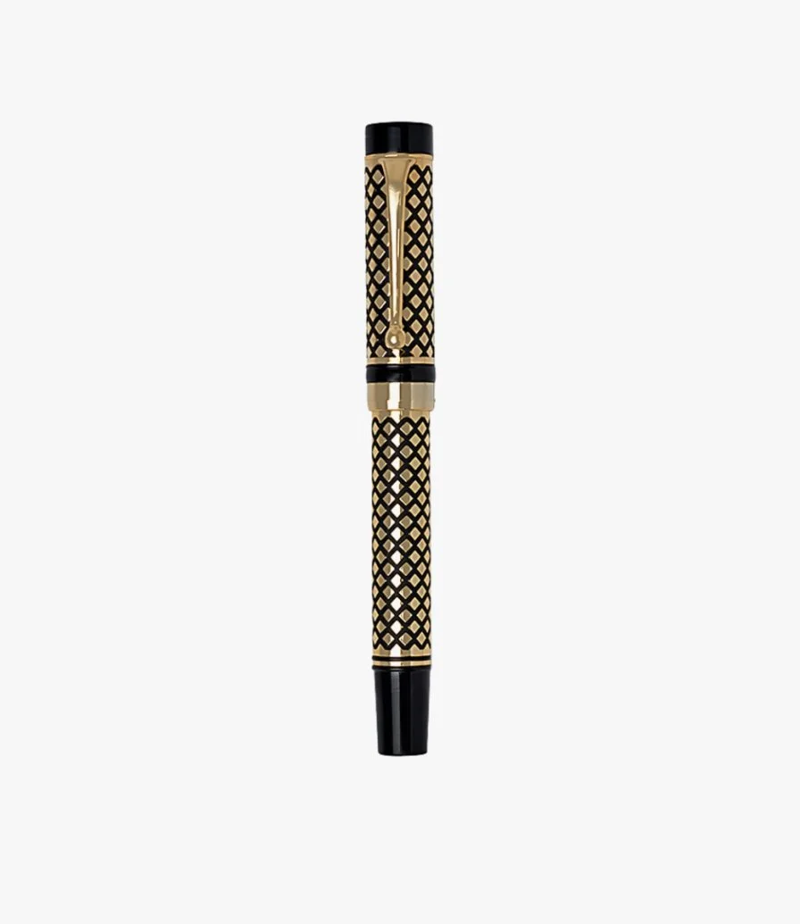 قلم باللونين الأسود والذهبي من ميهيار أرابيا
