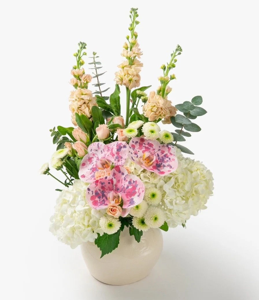 Graceful Garden Floral Vase Arrangement