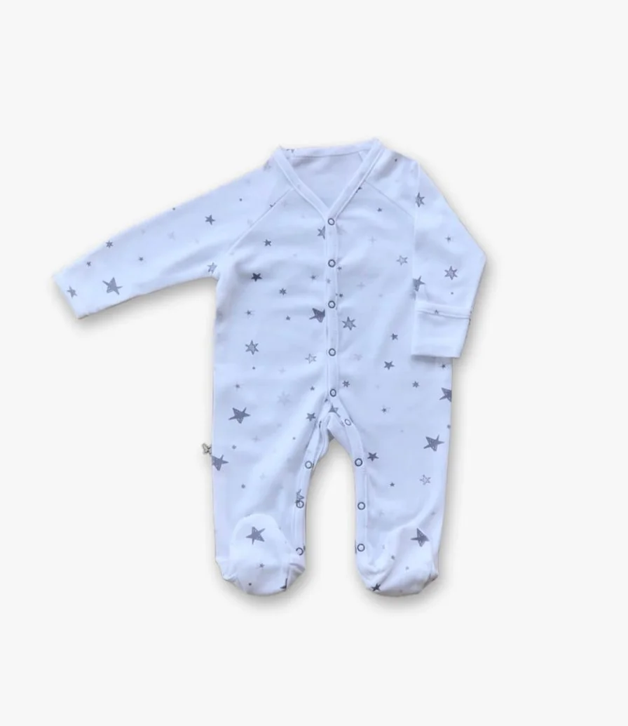 Gray Stars 0-3 Months Baby Basics Set by Fofinha