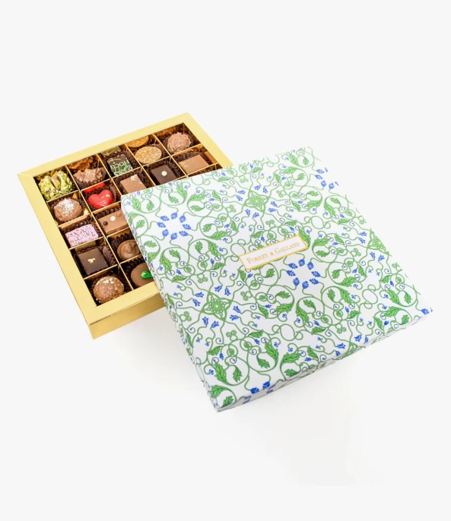 صندوق شوكولاتة أخضر من فوري وجالاند