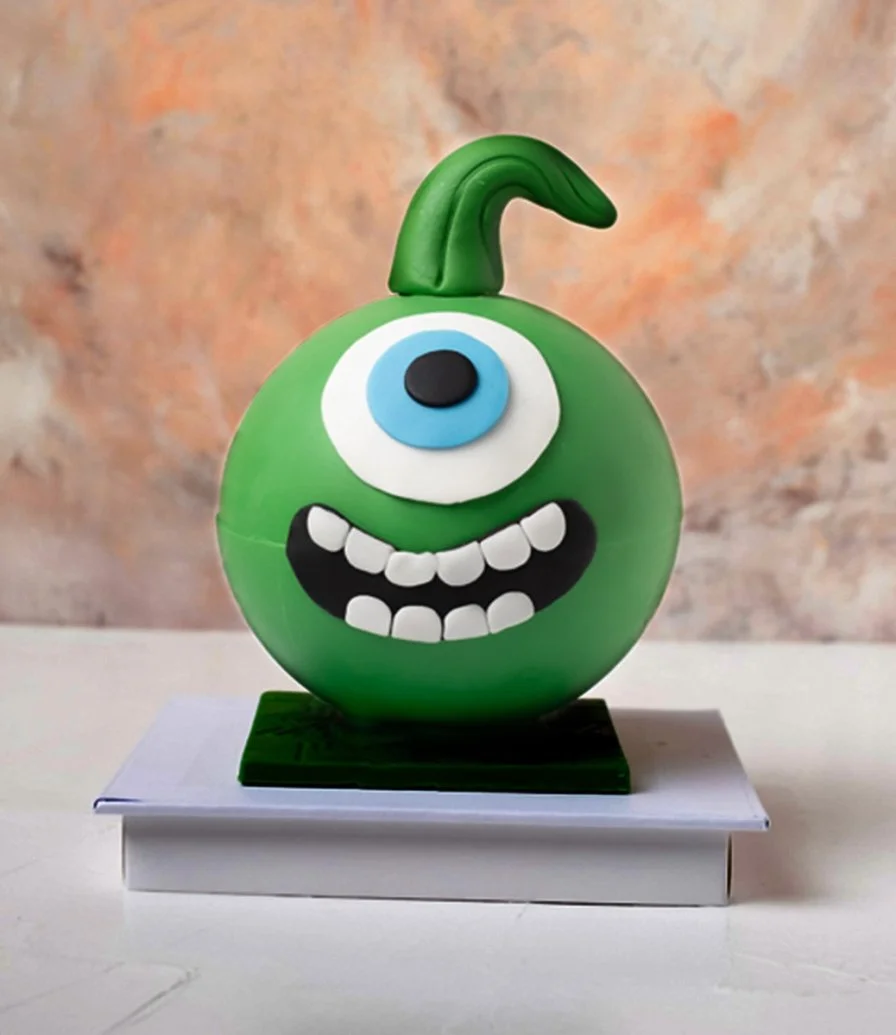 Green one eye monster by NJD
