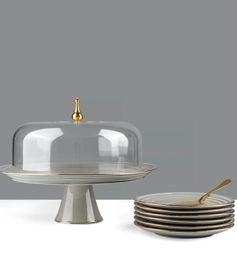 Grey - Cake Serving Sets From Harmony