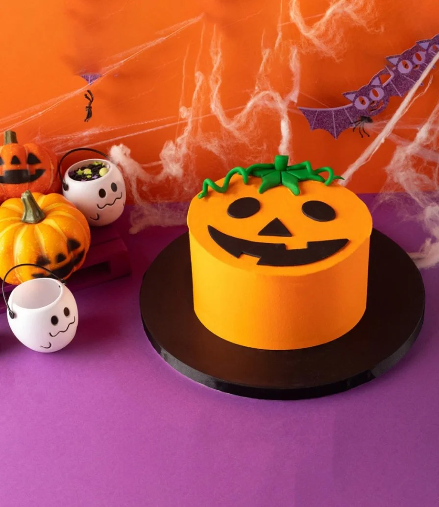 Halloween Pumpkin Cake by Cake Social