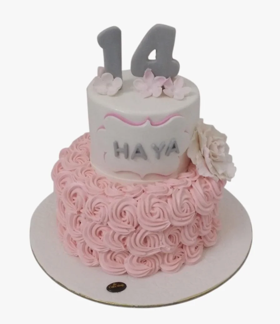 Happy 14th 3D Birthday Cake