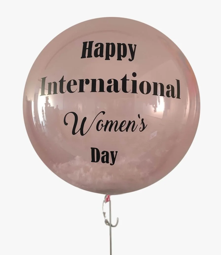 Happy International Women's Day Balloon 