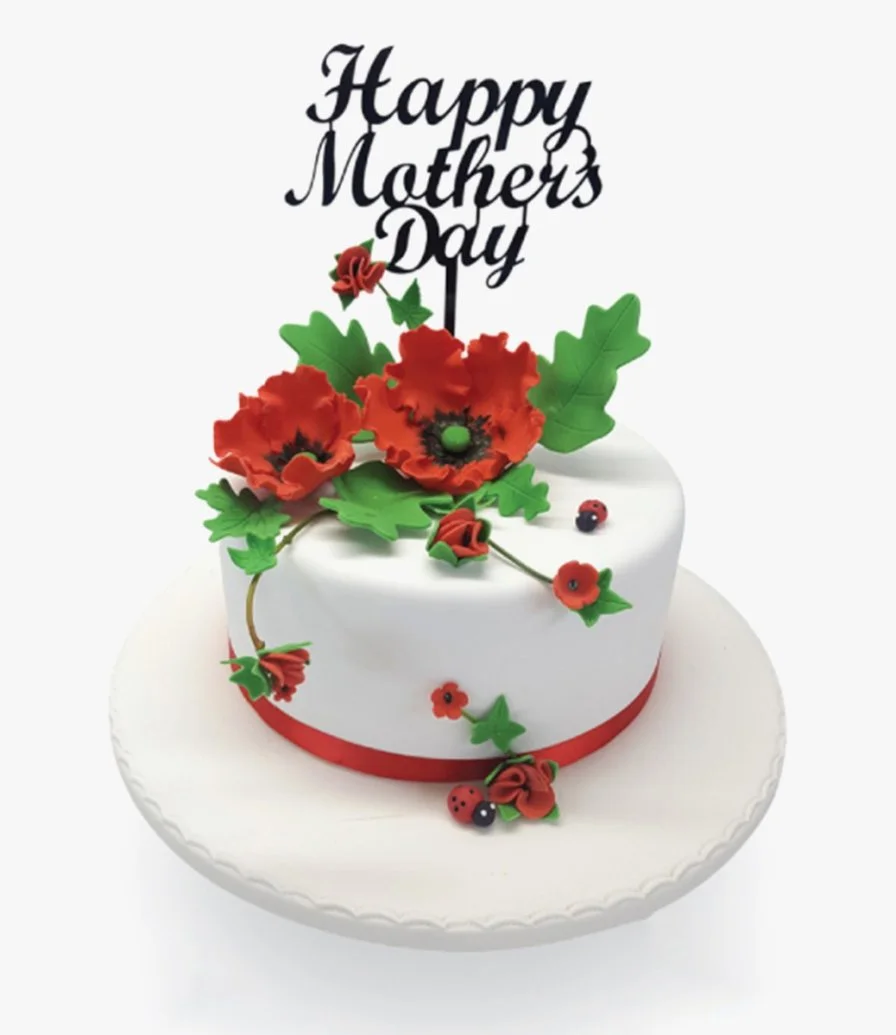 Happy Mothers Day Caramel Crunch Cake by Chez Hilda