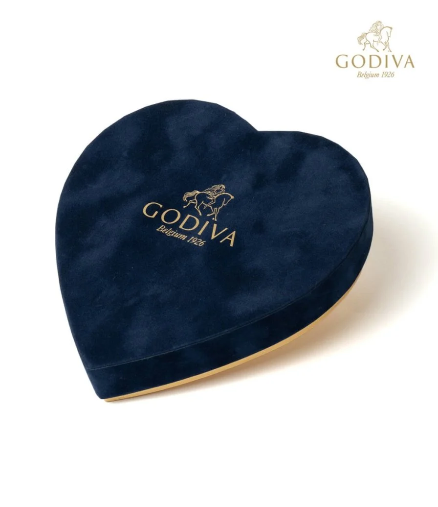 Heart Box - Navy Blue by Godiva