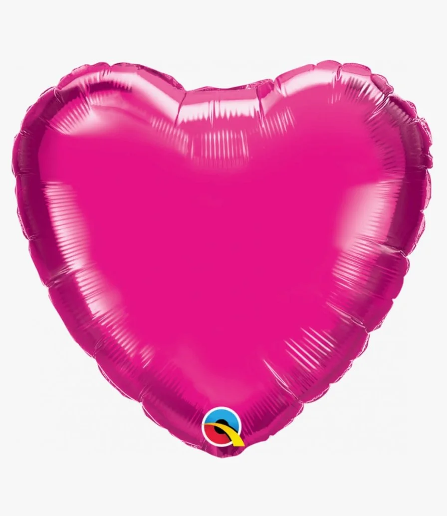 Heart foil balloon Pink