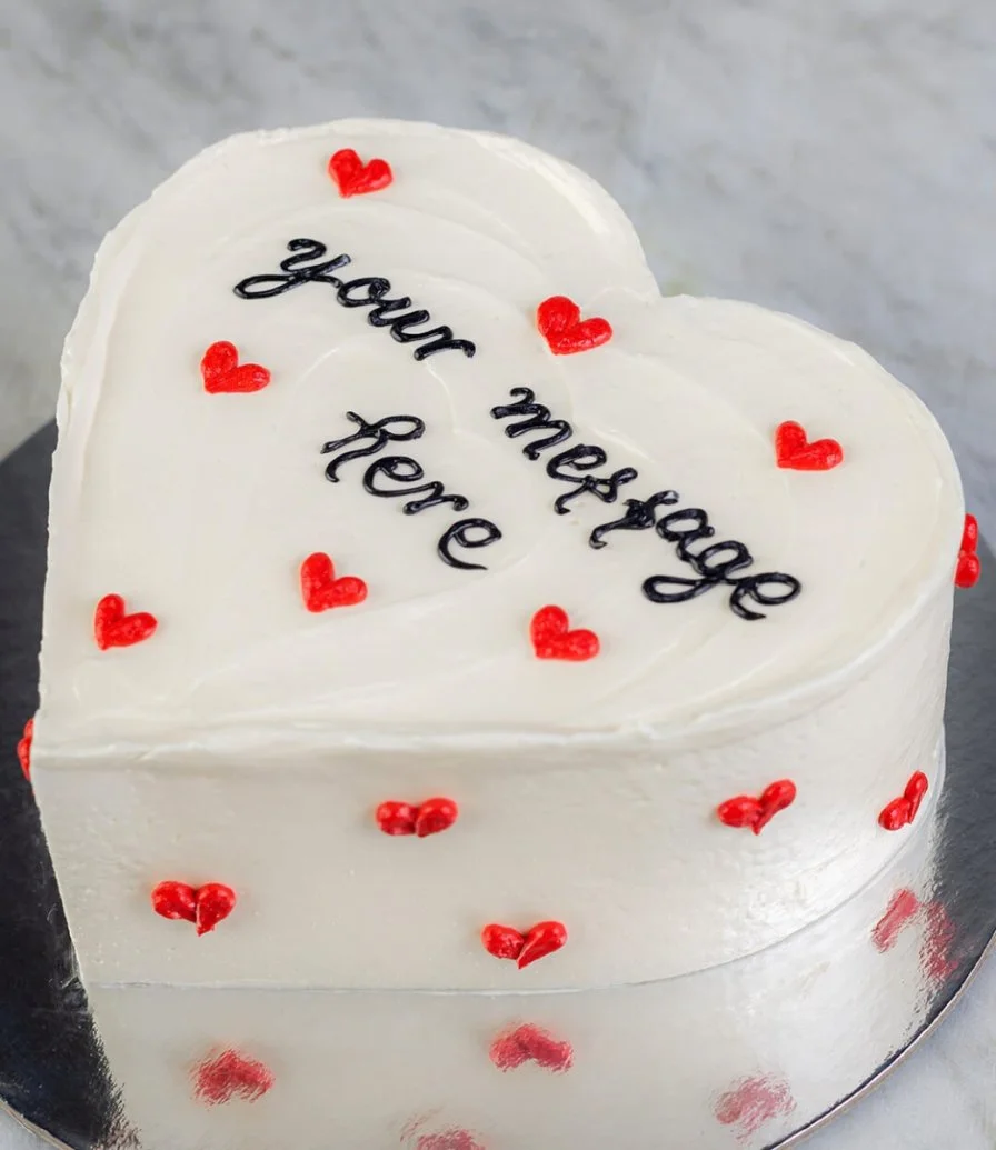 Heart Shape Cute Cake By Joi Gifts