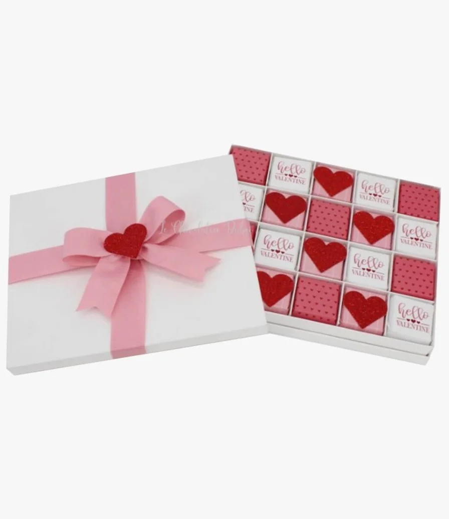 Hello Valentine 400g Luxury Chocolate Box By Le Chocolatier Dubai