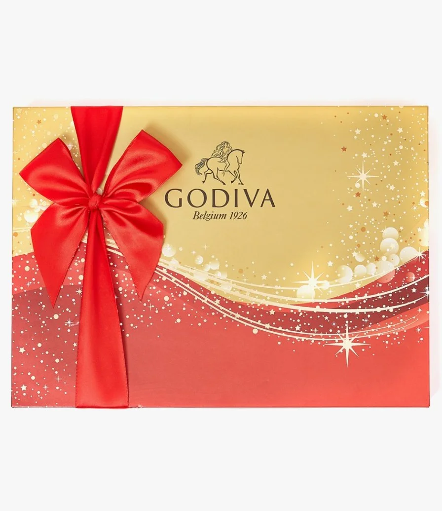 Holiday 35 Pcs Choc Box By Godiva