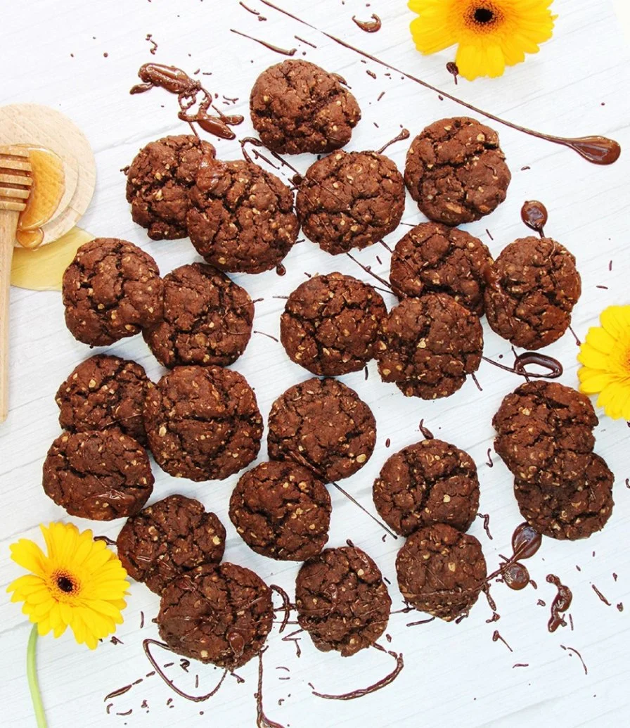Honey & Chocolate Cookies By The Bottled Baking Co