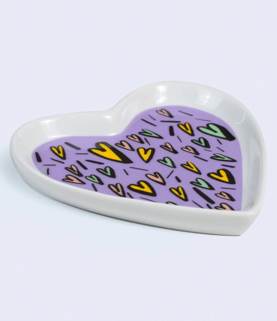 Hubbak Heart Catchall Tray – Purple