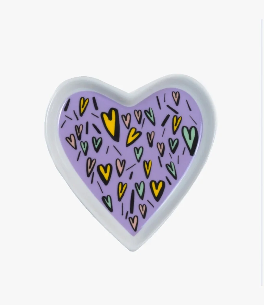 Hubbak Heart Catchall Tray – Purple by Silsal