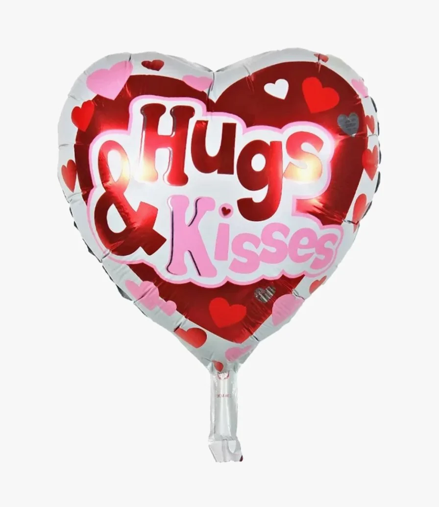 Hug & kiss Foil Balloon  