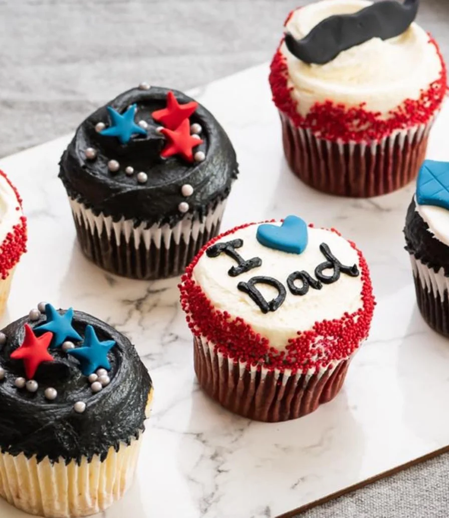 I Love Dad Cupcakes by Sugar Daddy's Bakery 