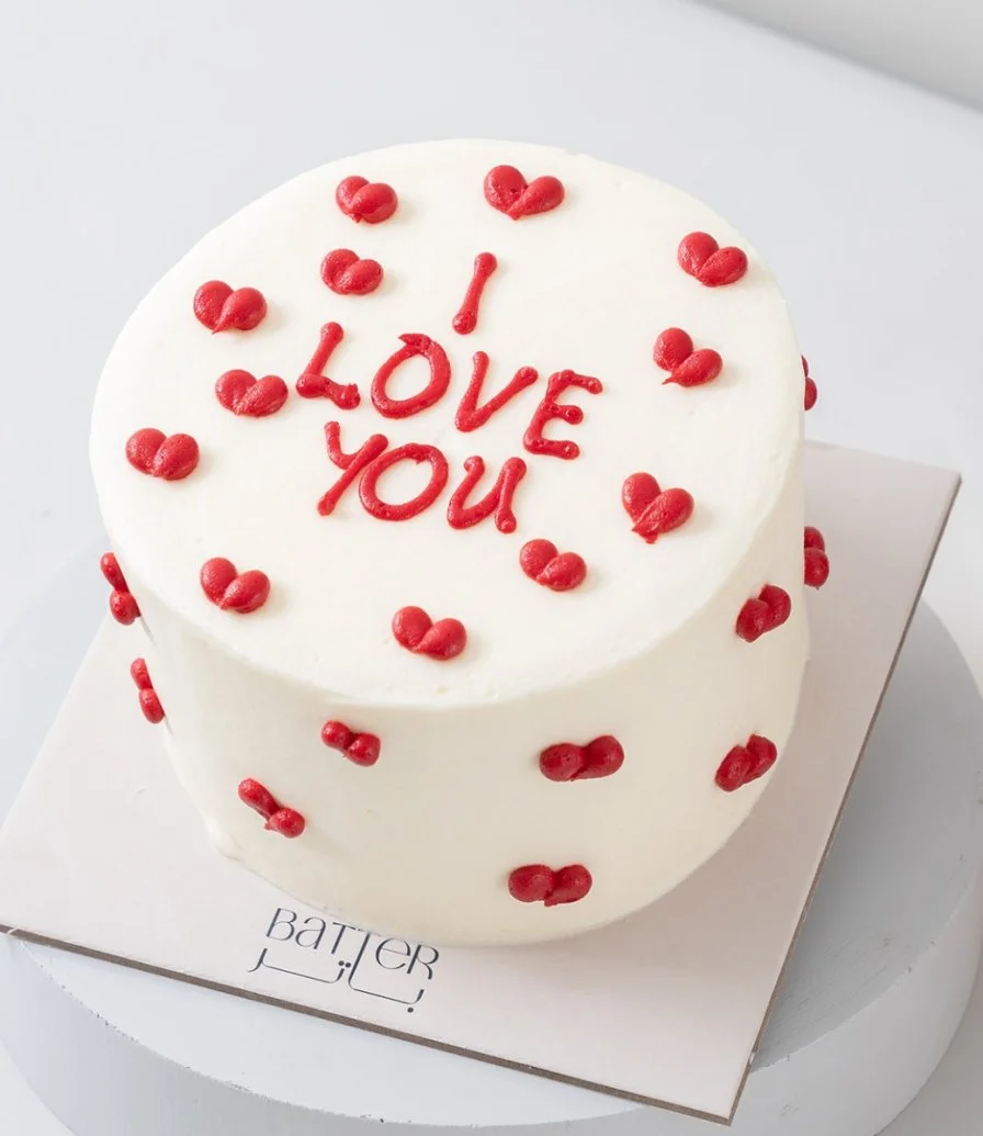 I Love You Cake 