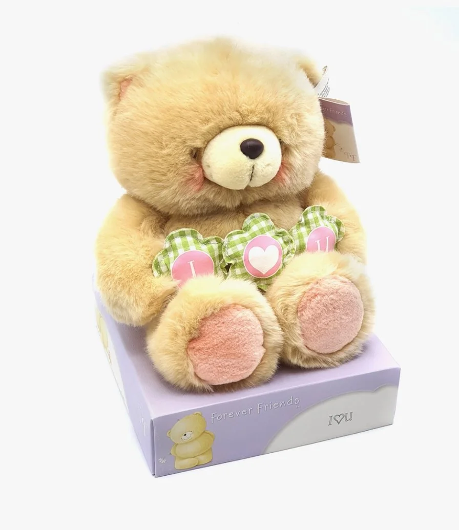 I Love You Flowers Teddy Bear 