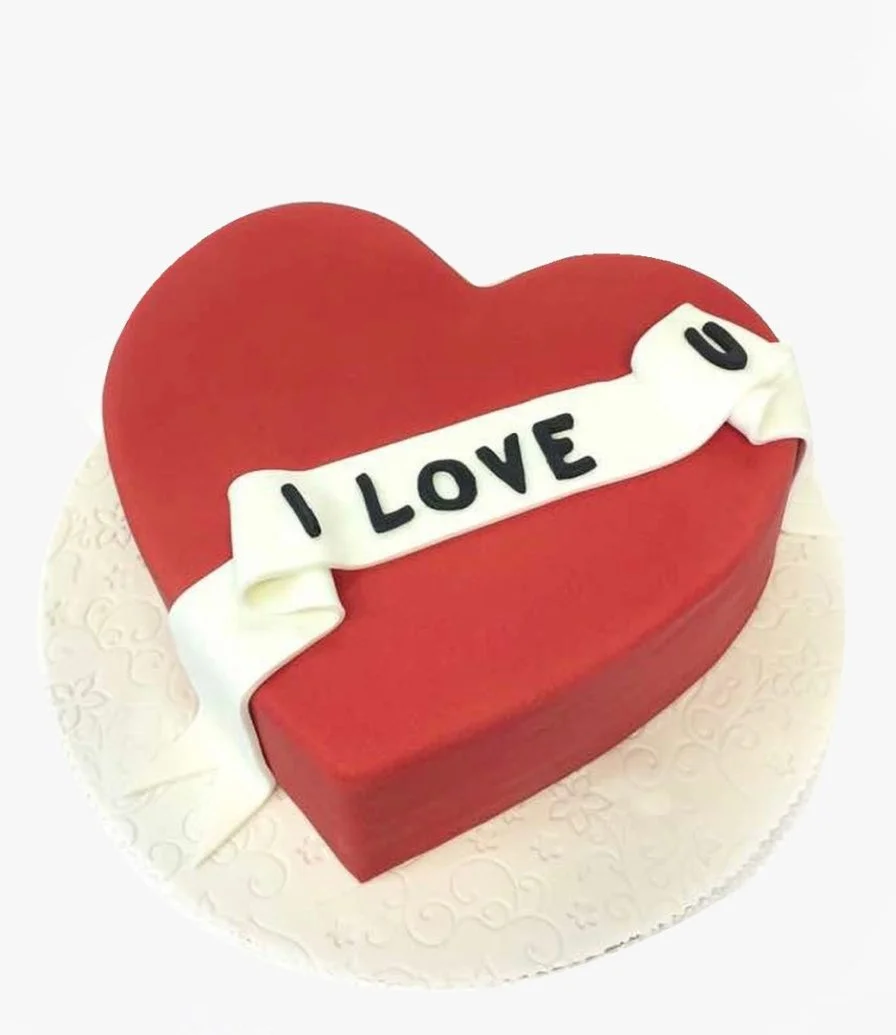 Heart cake by Cecil