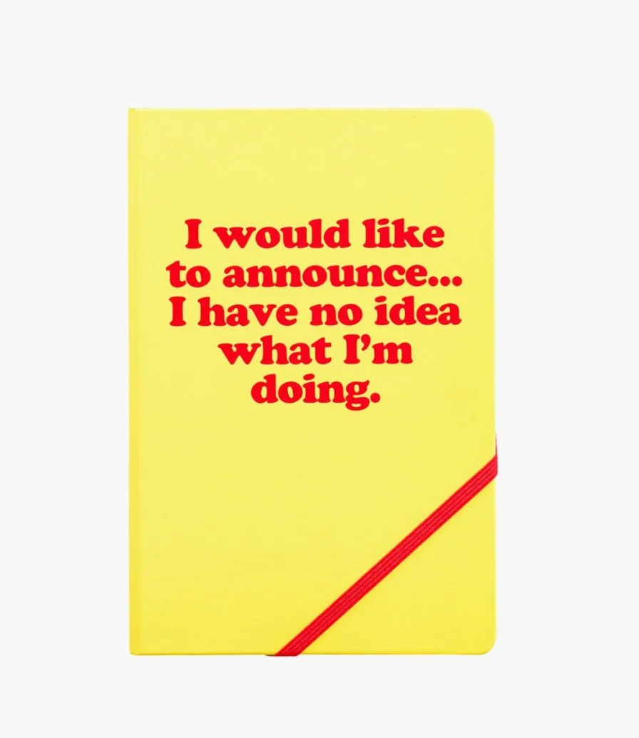  I Would Like To A5 Notebook by Yes Studio