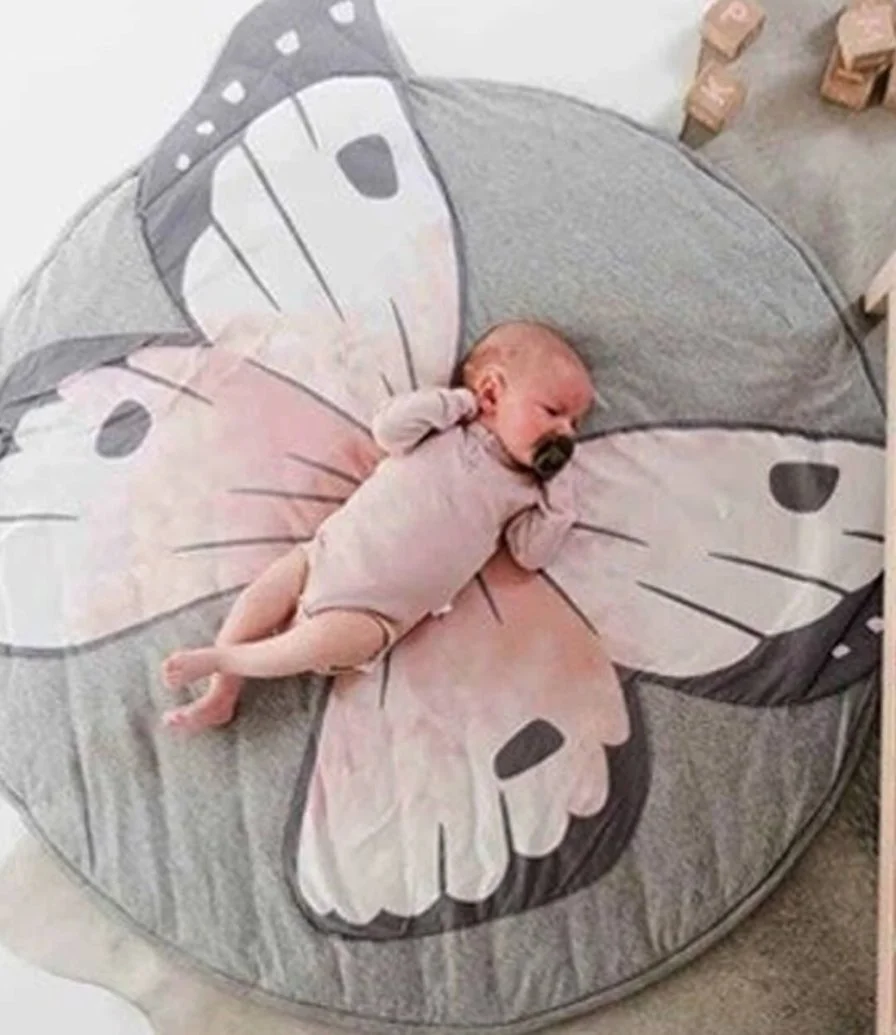 Butterfly-Shaped Baby Rug