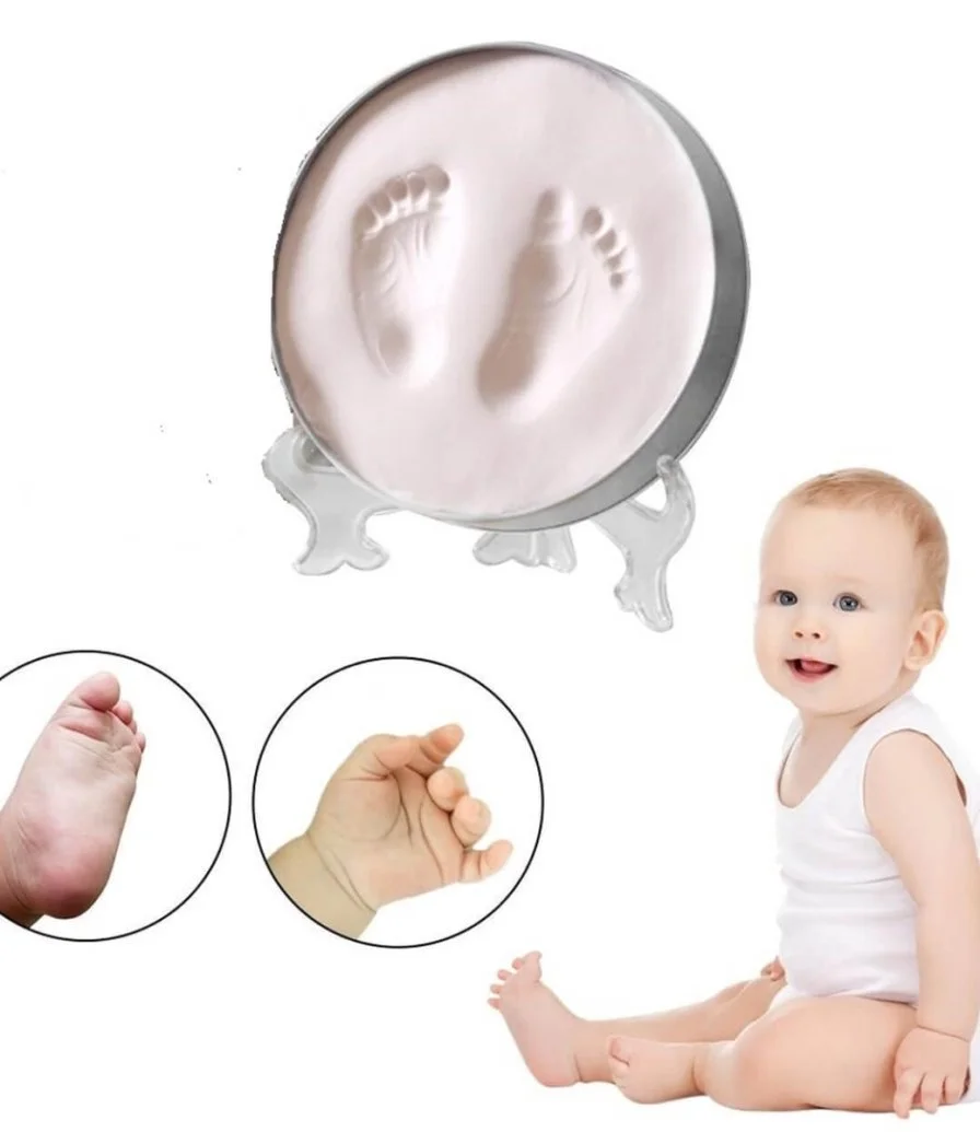 Pink Hand & Footprint Clay Kit
