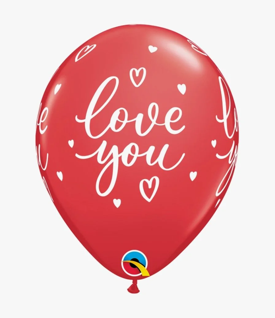 Happy Valentine's Day Latex Balloon Bouquet