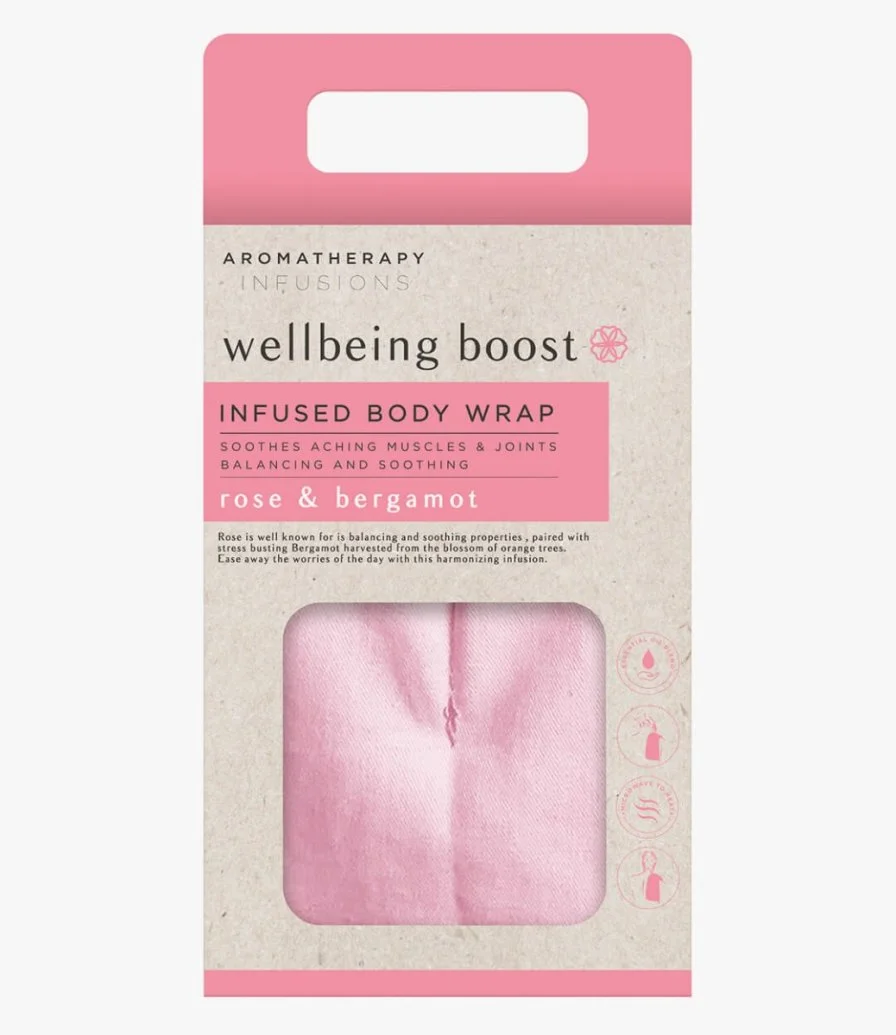 Infusions Wellbeing Boost Body Wrap - Rose & Bergamot By Aroma Home