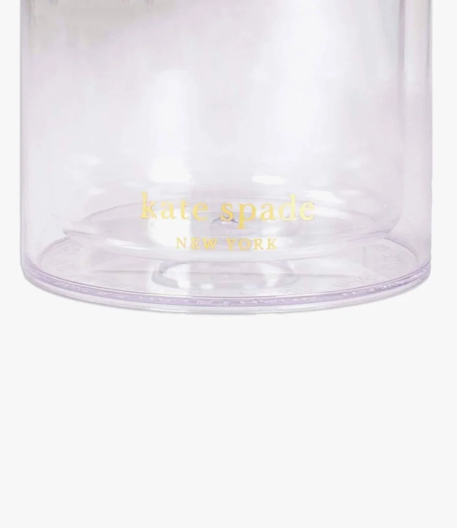 Initial Tumbler With Straw (Sparks of Joy), L by Kate Spade New York