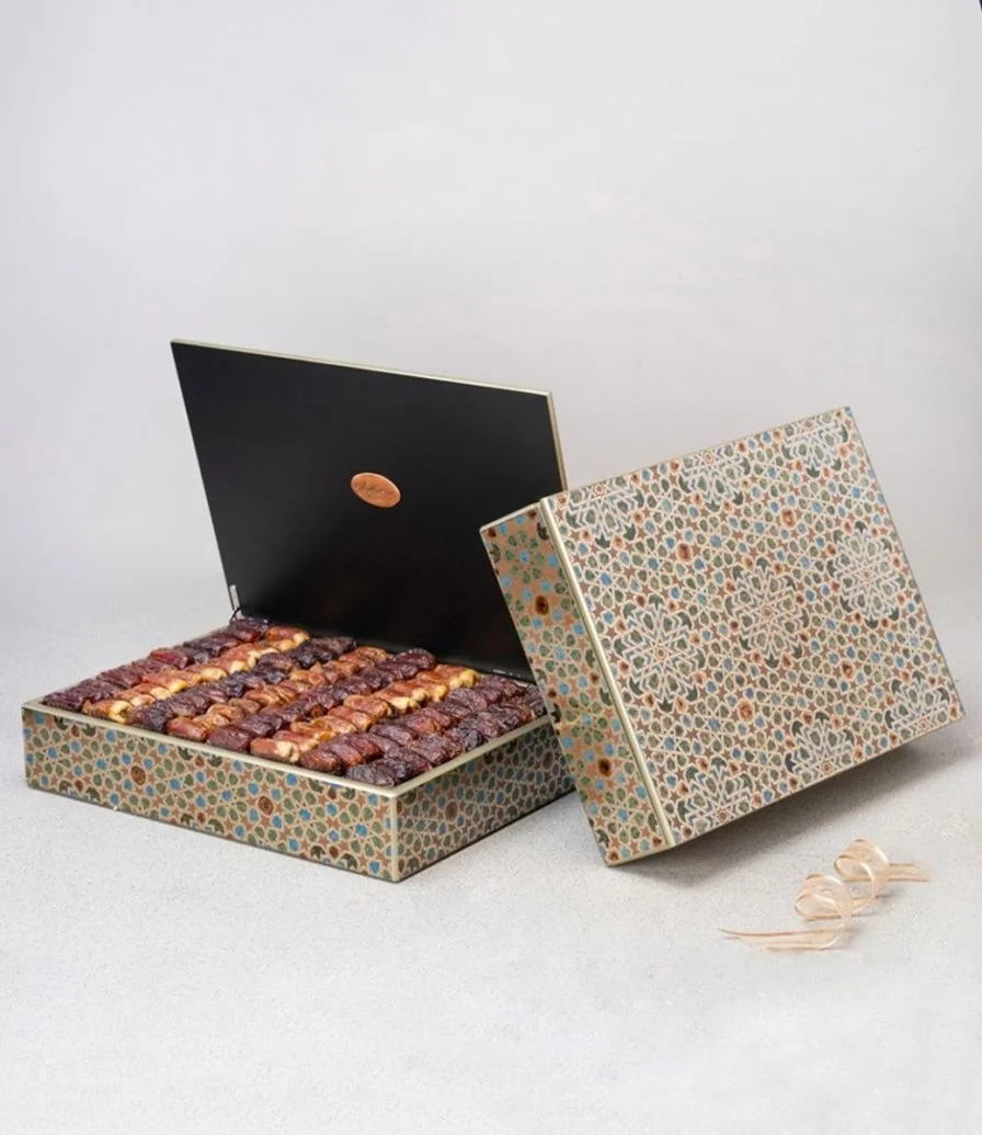 صندوق الزخارف الإسلامية الفاخرة من بتيل 	