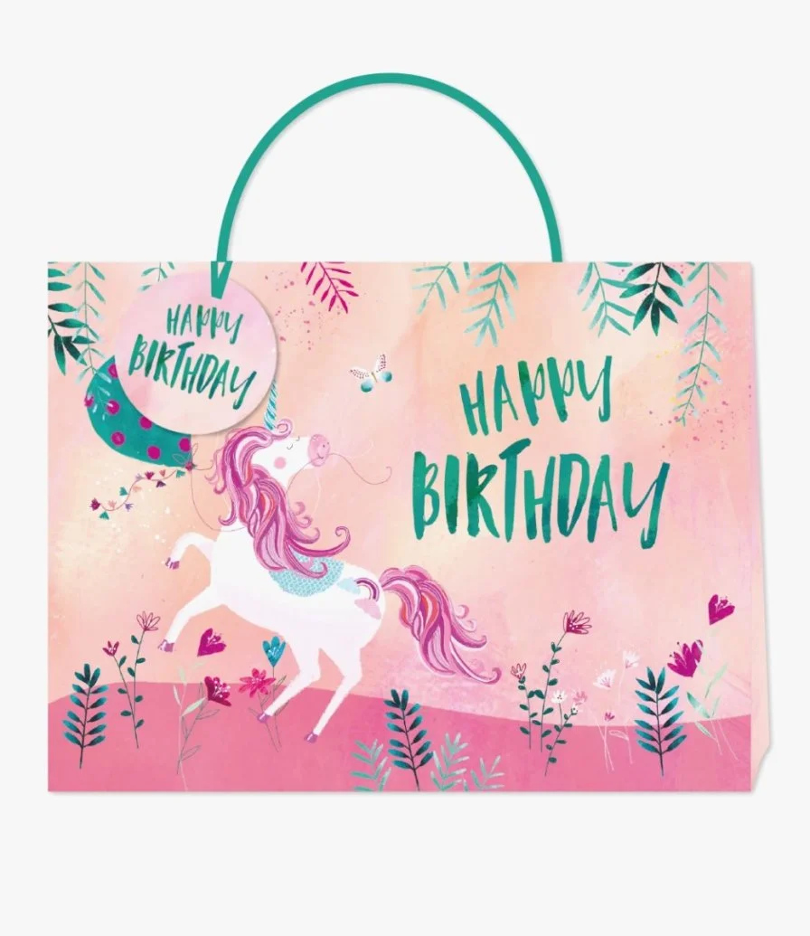 Jack & Lily Unicorn Shopper Gift Bag