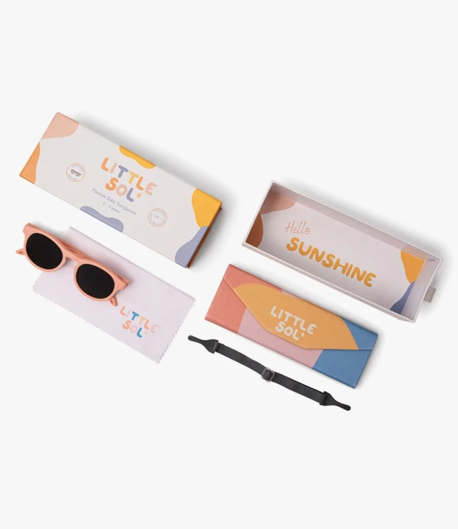 جيمس - نظارة شمسية للأطفال الخوخية من ليتل سول +