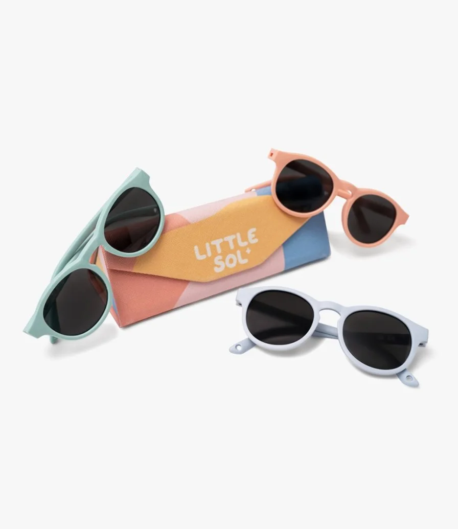 جيمس - نظارة شمسية للأطفال الخوخية من ليتل سول +