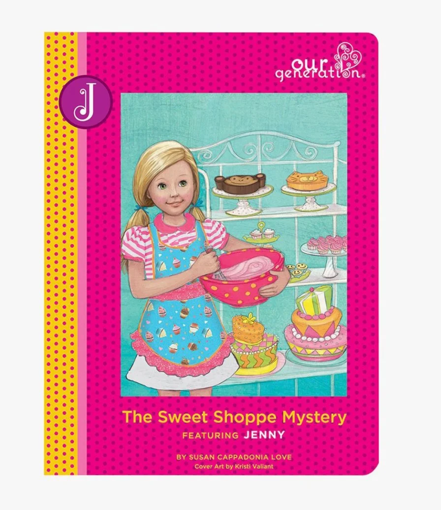 Jenny Deluxe Doll with Book by Our Generation