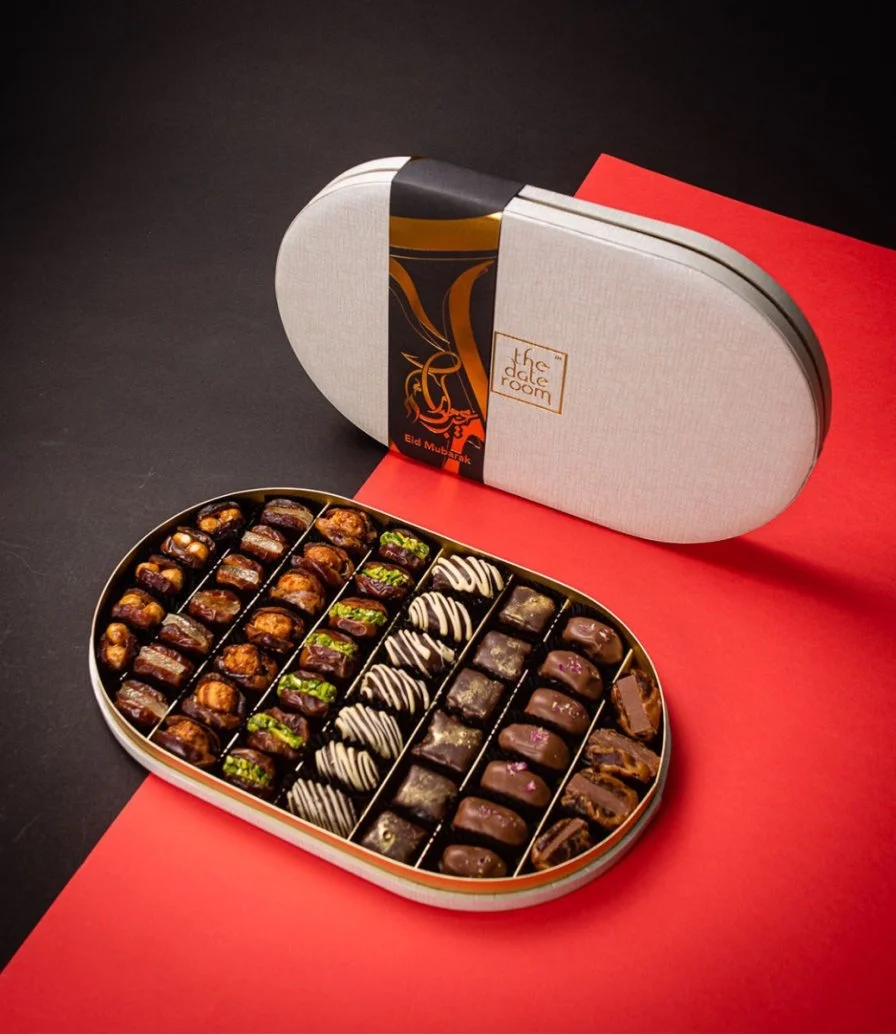 Jewel Eid Box with Stuffed Dates & Dates chocolates By The Date Room