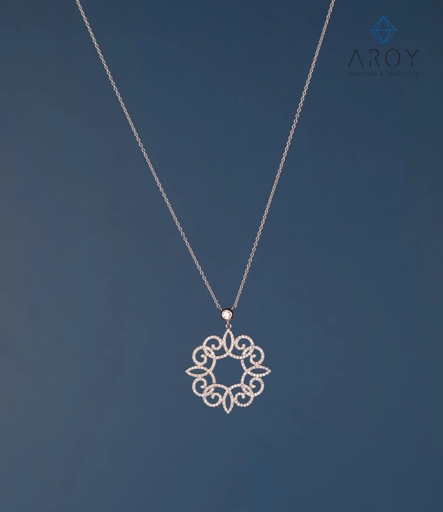 joi Exclusive Diamond Necklace by Aroy 
