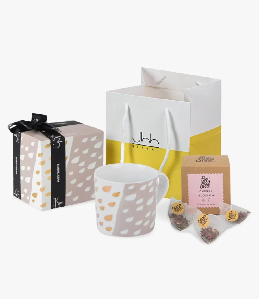 Joud Cherry Blossom Tea Gift Set by Silsal