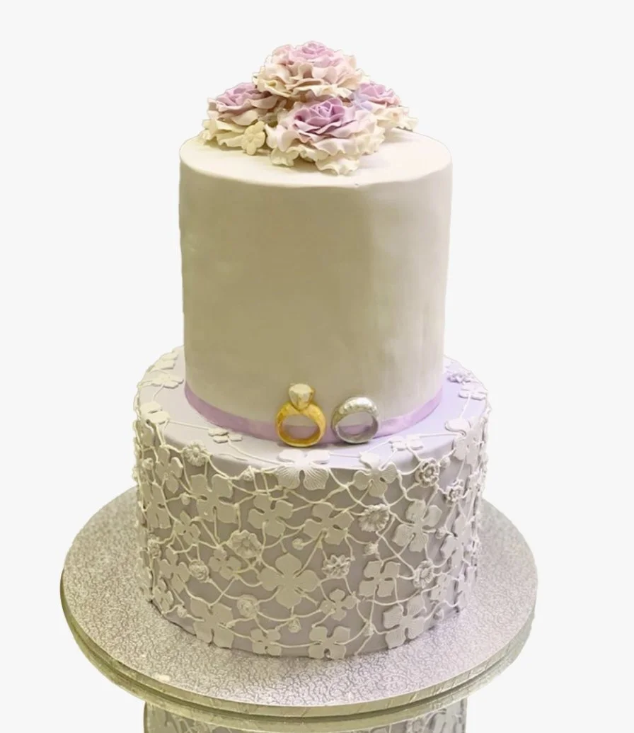 Just Married cake
