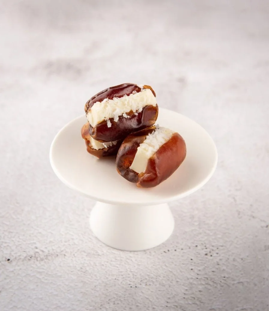 Kholas Dates with Coconut White Chocolate By The Date Room