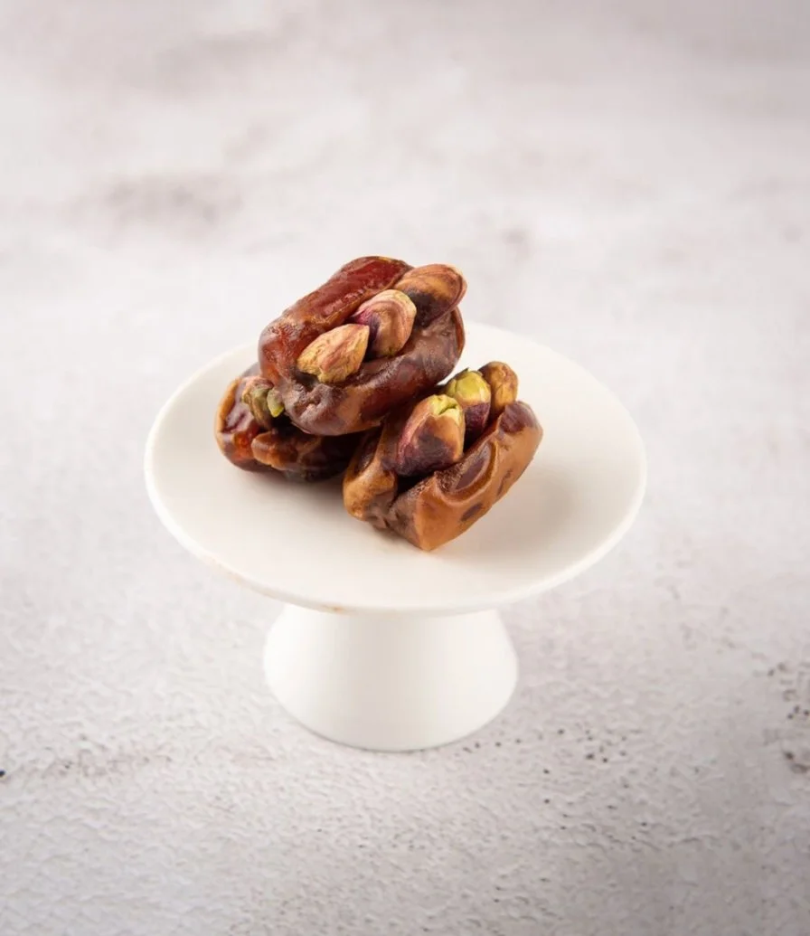 Kholas Dates with Tahini and Pistachio By The Date Room