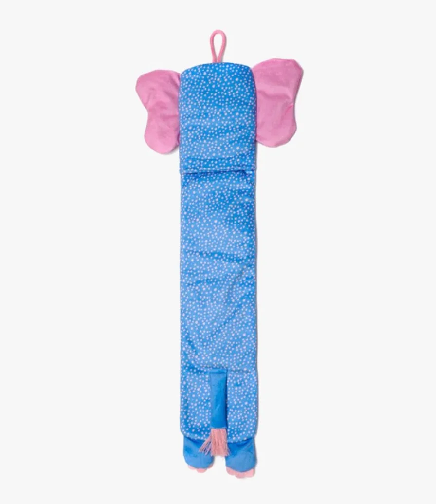Kids Long Hot Water Bottle - Elephant By Aroma Home