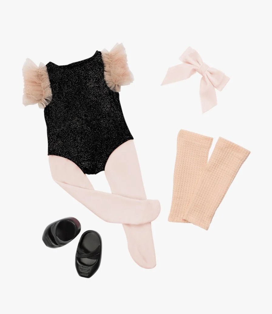 Kiera Ballet Doll with Tulle Sleeves & Hair Bow by Our Generation