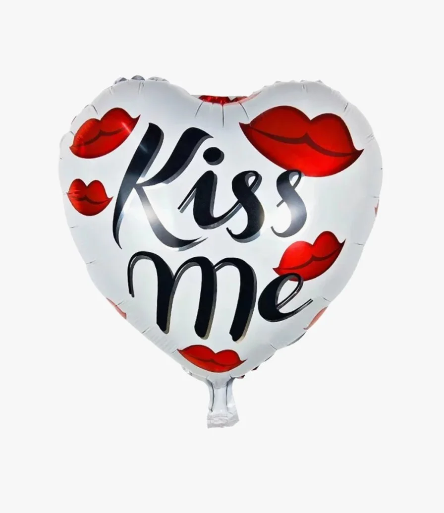 Kiss Me Foil Balloon