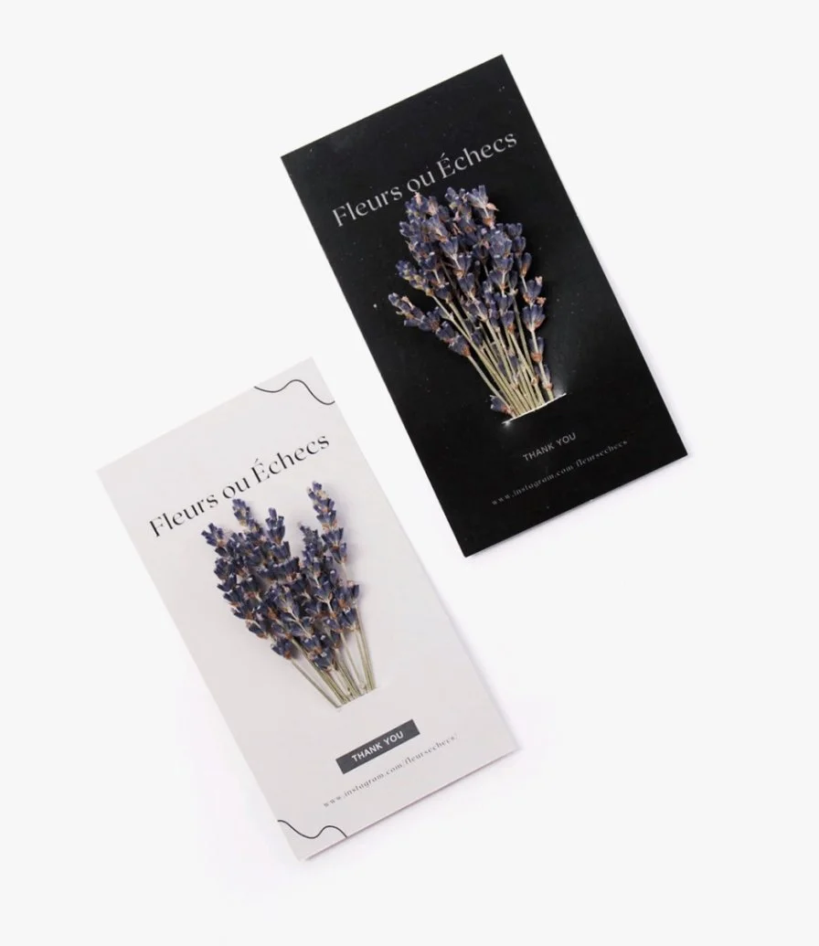 Lavender Card by Fleurs ou Echecs