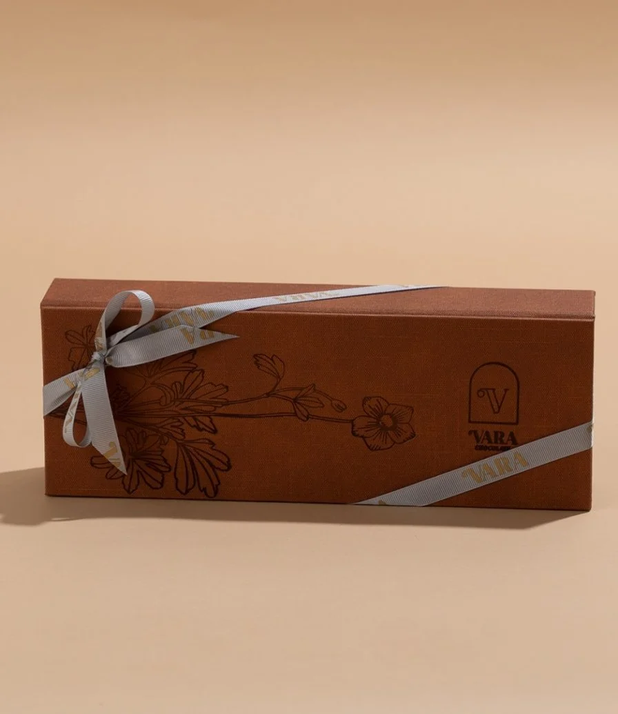 Leather Brown Box by Vara Chocolate