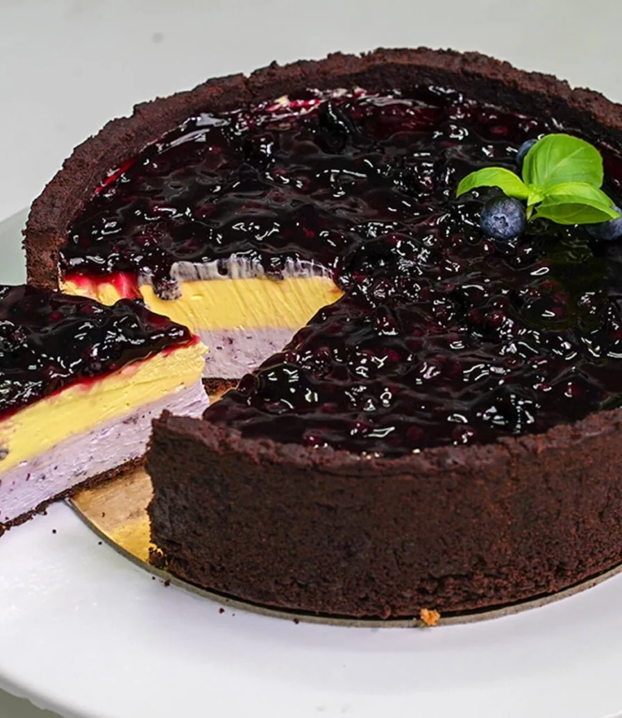 Lemon & Blueberry Cheesecake by Bloomsburys