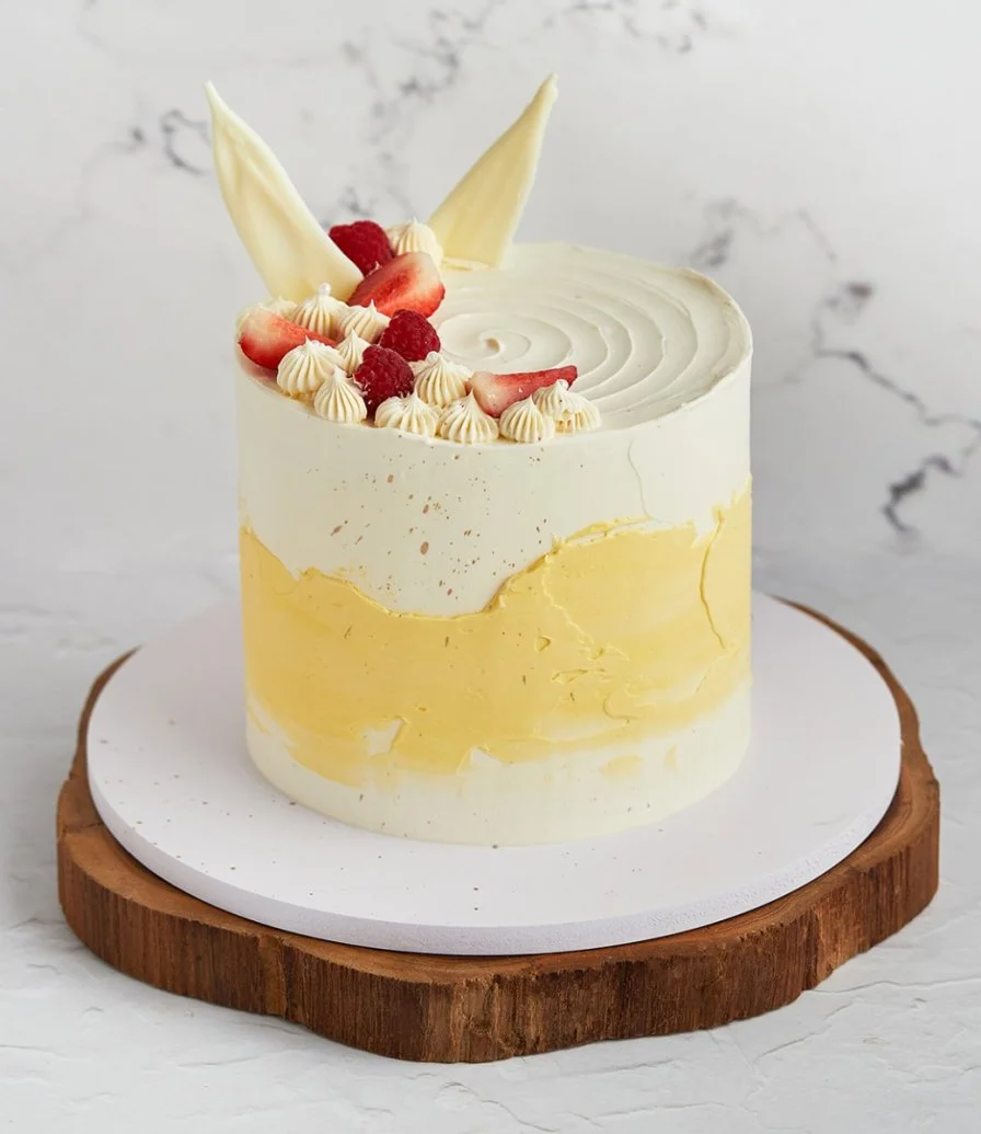 Lemon Raspberry Cake 1kg by Joyful Treats