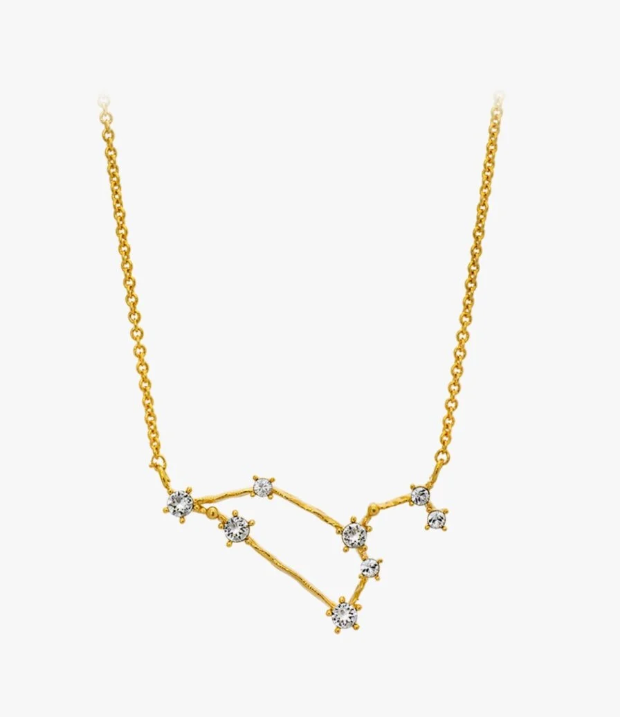 Leo Star Sign Necklace - Gold By Lily & Rose