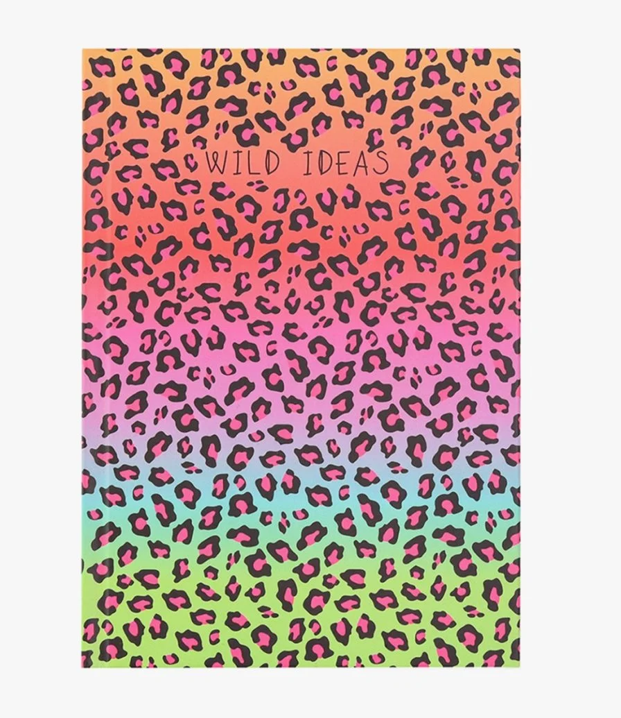 Leopard Spiral A4 Notebook by Belly Button